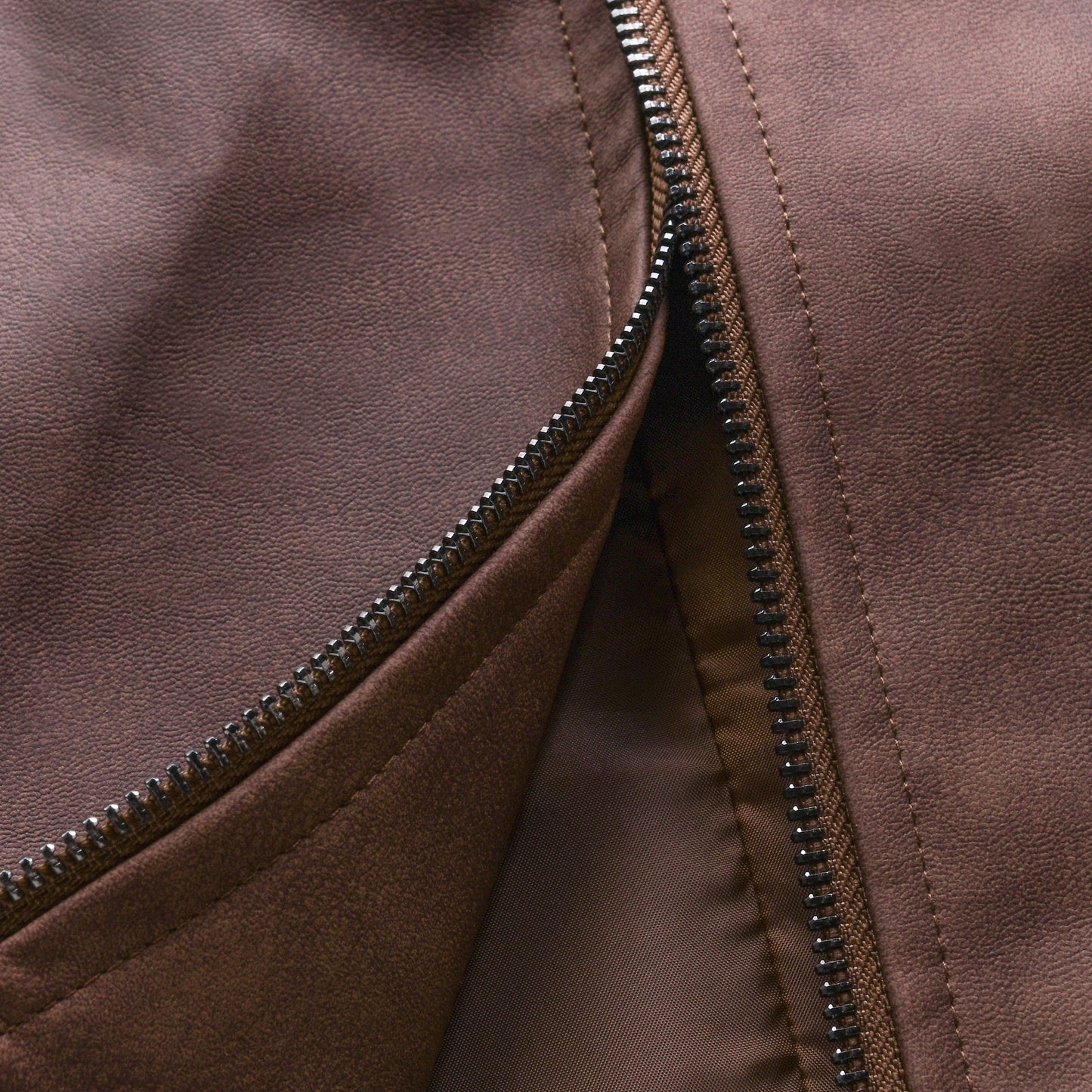 Veste zippée en cuir | Élégance intemporelle