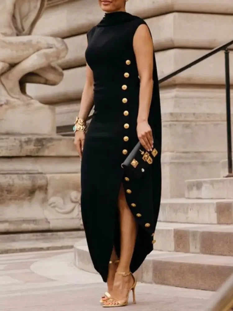 Robe De Soirée Bodycon Sans Manches Pour Femme | Élégante