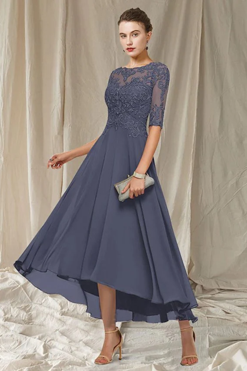 Robe De Soirée Midi Pour Femme | Élégante