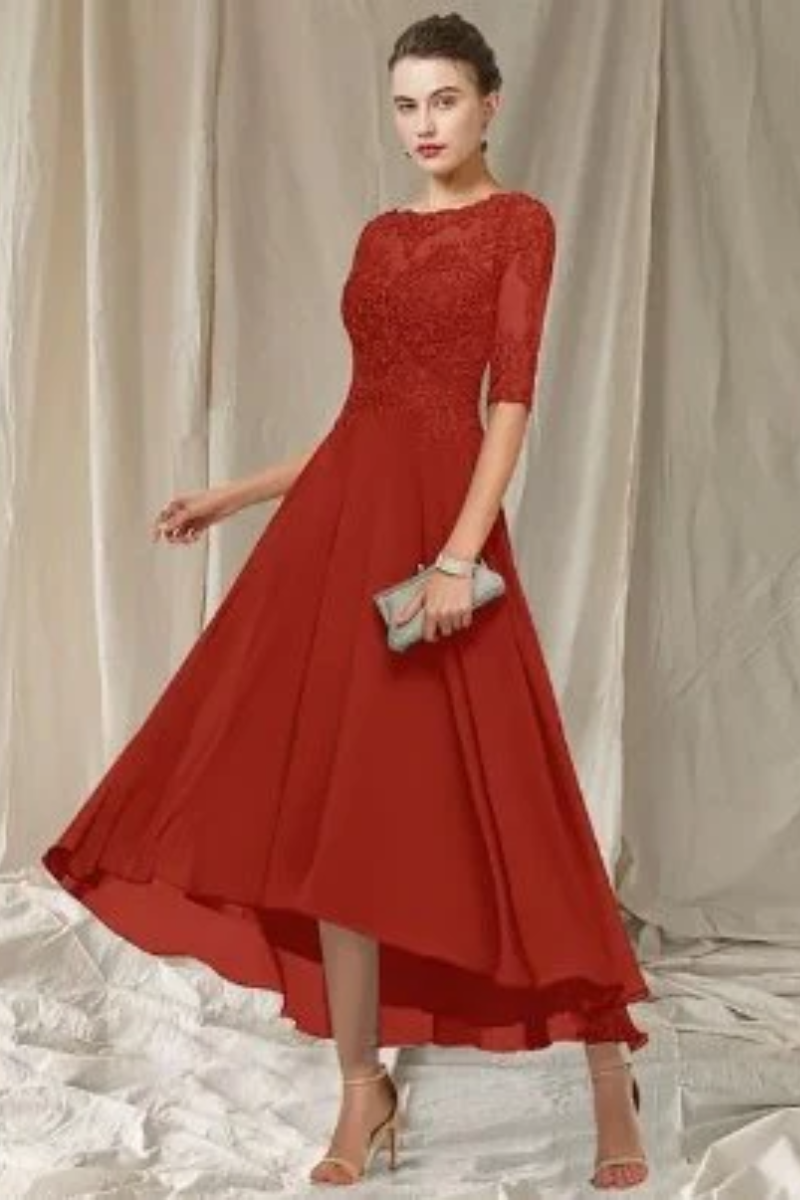 Robe De Soirée Midi Pour Femme | Élégante