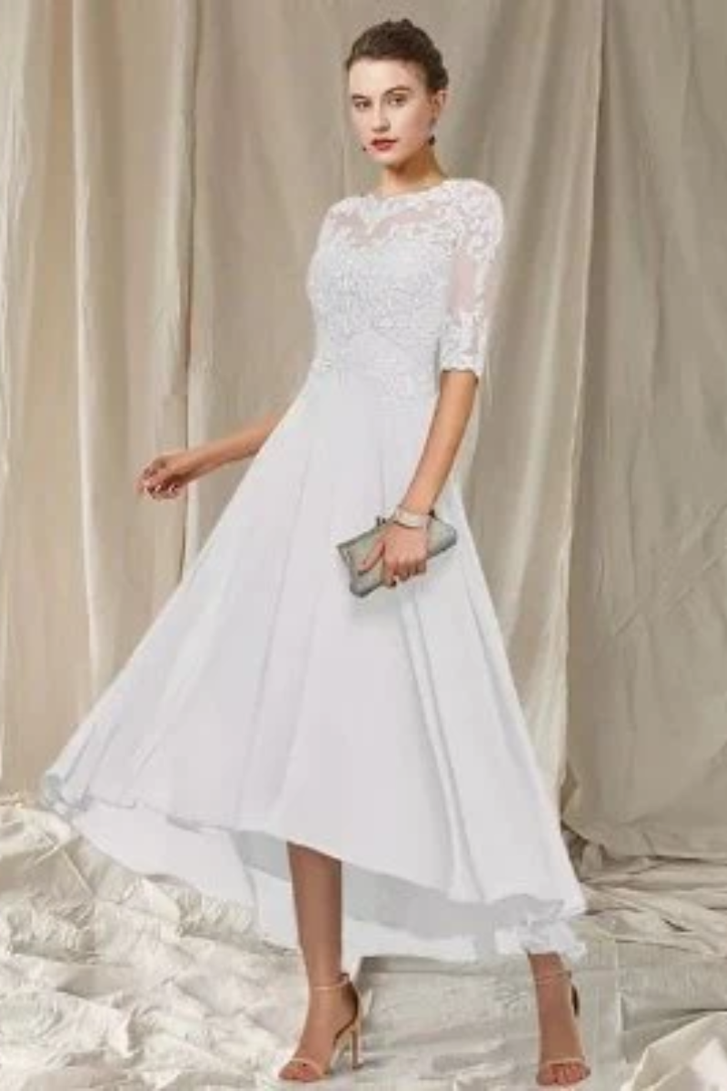 Robe De Soirée Midi Pour Femme | Élégante