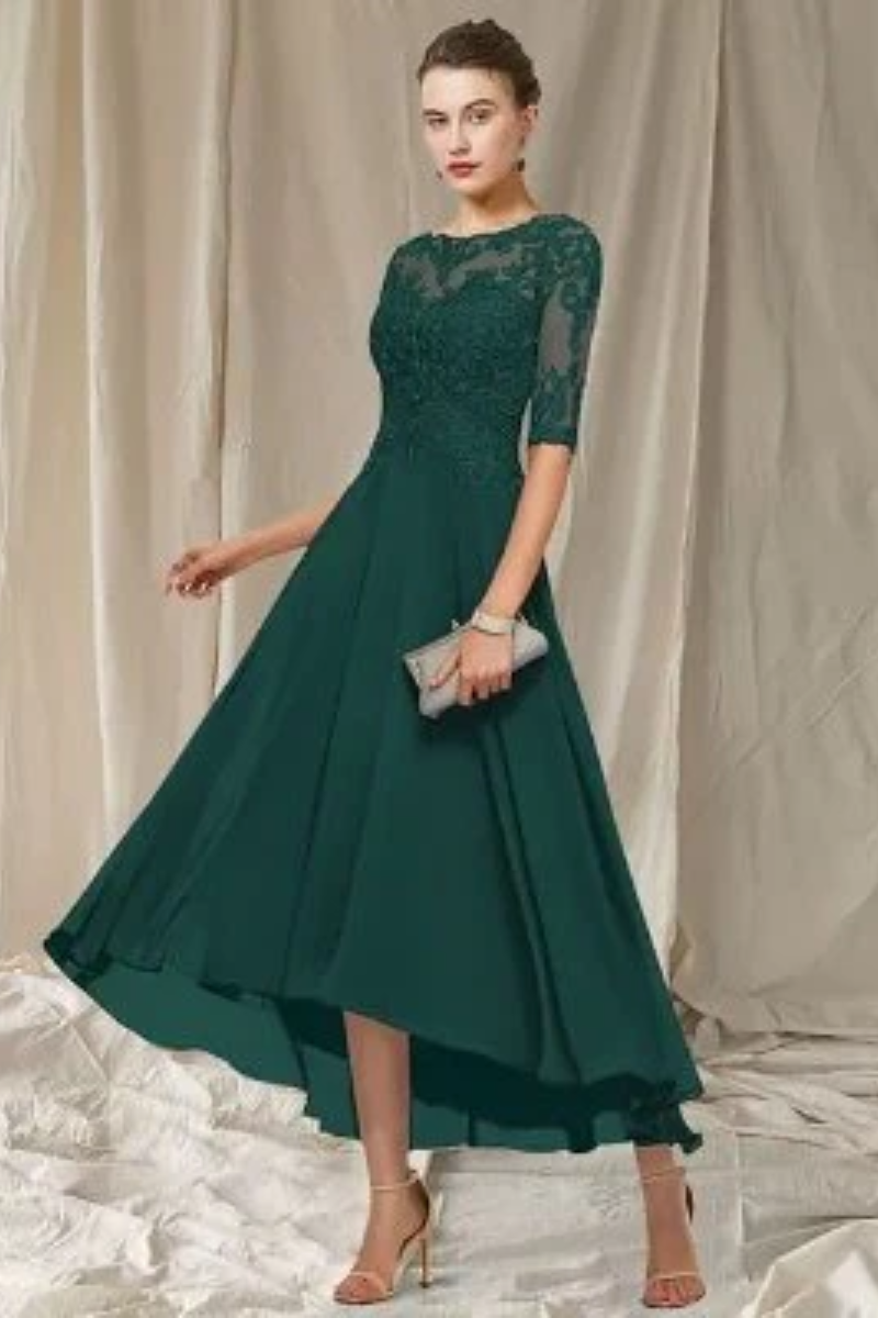 Robe De Soirée Midi Pour Femme | Élégante