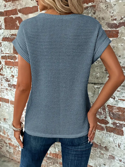 Haut Décontracté en Tricot Pour Femmes | Doux