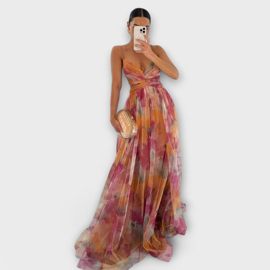 Robe longue en tulle femme | Élégance vaporeuse