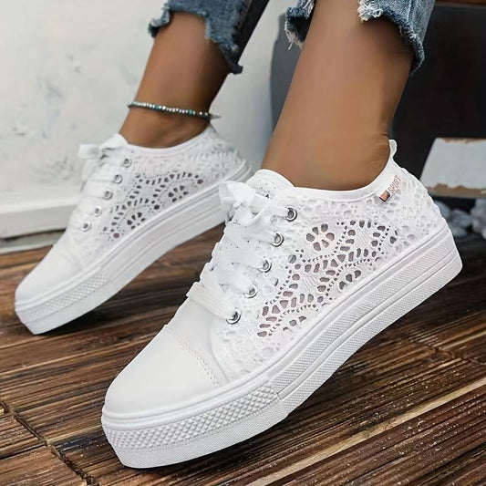 Baskets dentelle femme | Chic et légèreté estivale