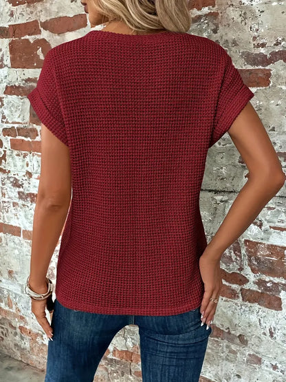 Haut Décontracté en Tricot Pour Femmes | Doux