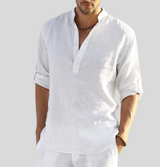 Chemise en lin pour homme | Élégance estivale