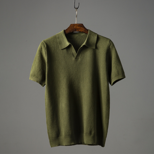 Polo texturé homme | Élégance sobre pour l’été