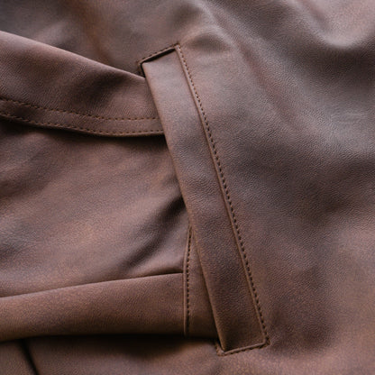 Veste zippée en cuir | Élégance intemporelle