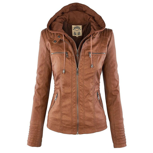 Veste en similicuir pour femme | Style moderne mi-saison