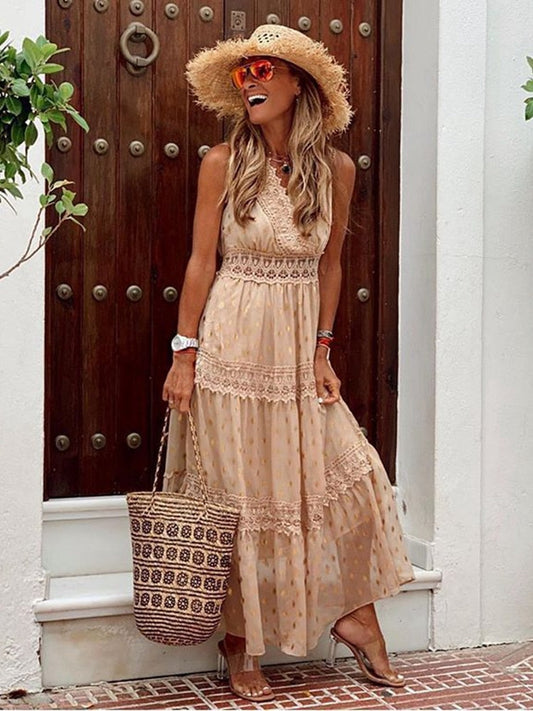 Robe maxi bohème femme | Style fluide estival