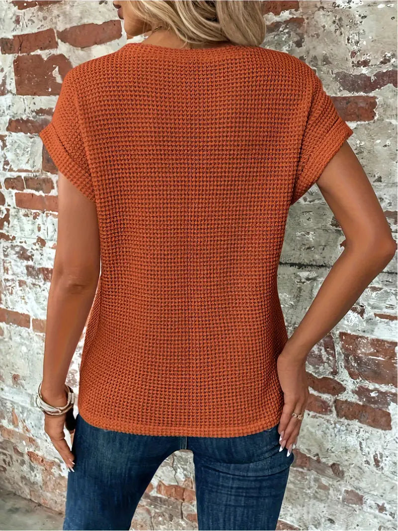 Haut Décontracté en Tricot Pour Femmes | Doux