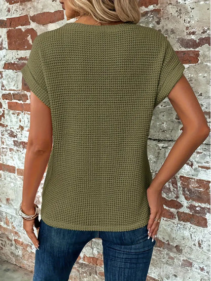 Haut Décontracté en Tricot Pour Femmes | Doux